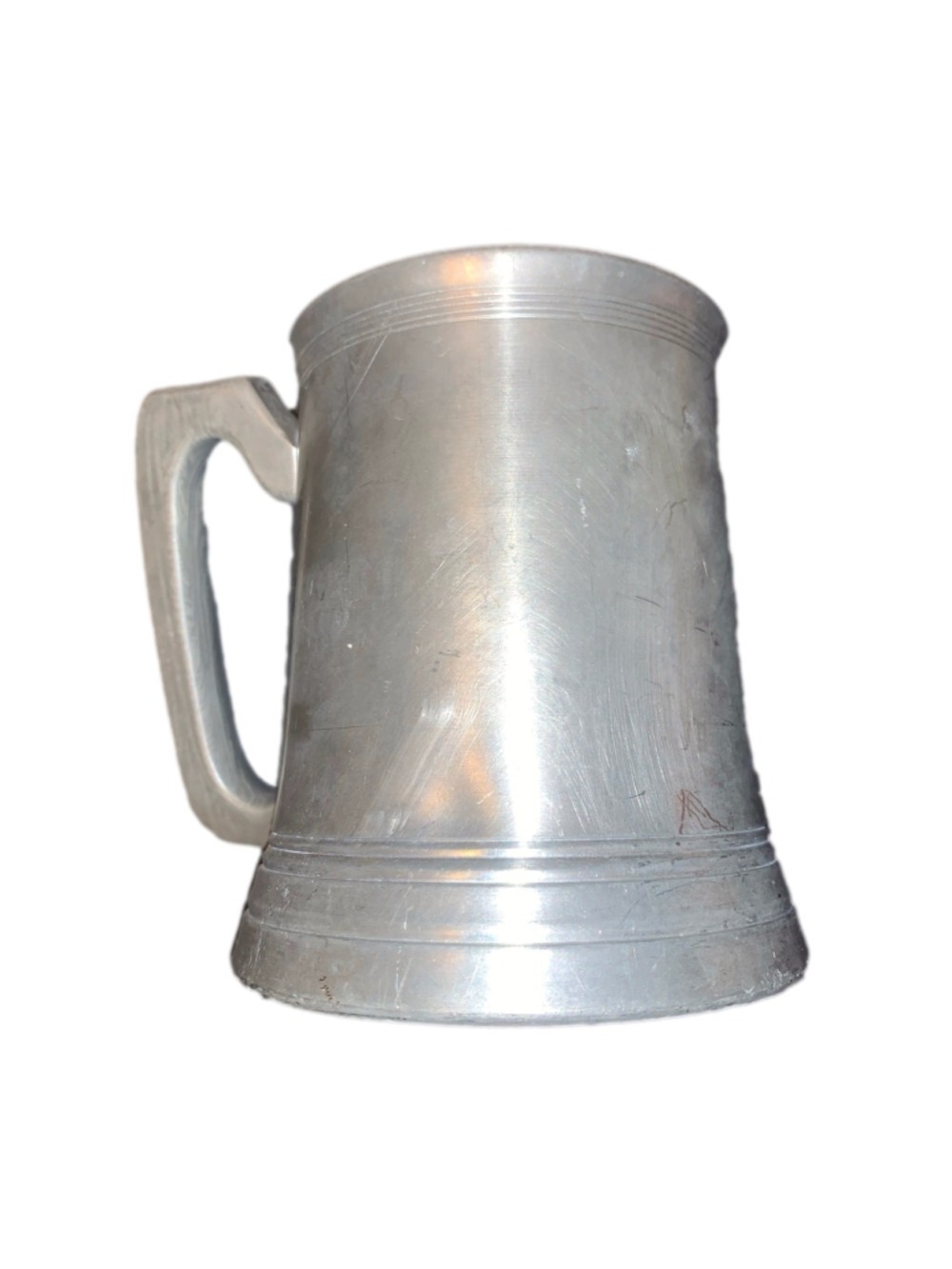 Crown & Rose Silver Pewter Mug stein One Size